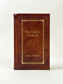 The Cherry Orchard by Anton Chekhov handcrafted leather bound edition