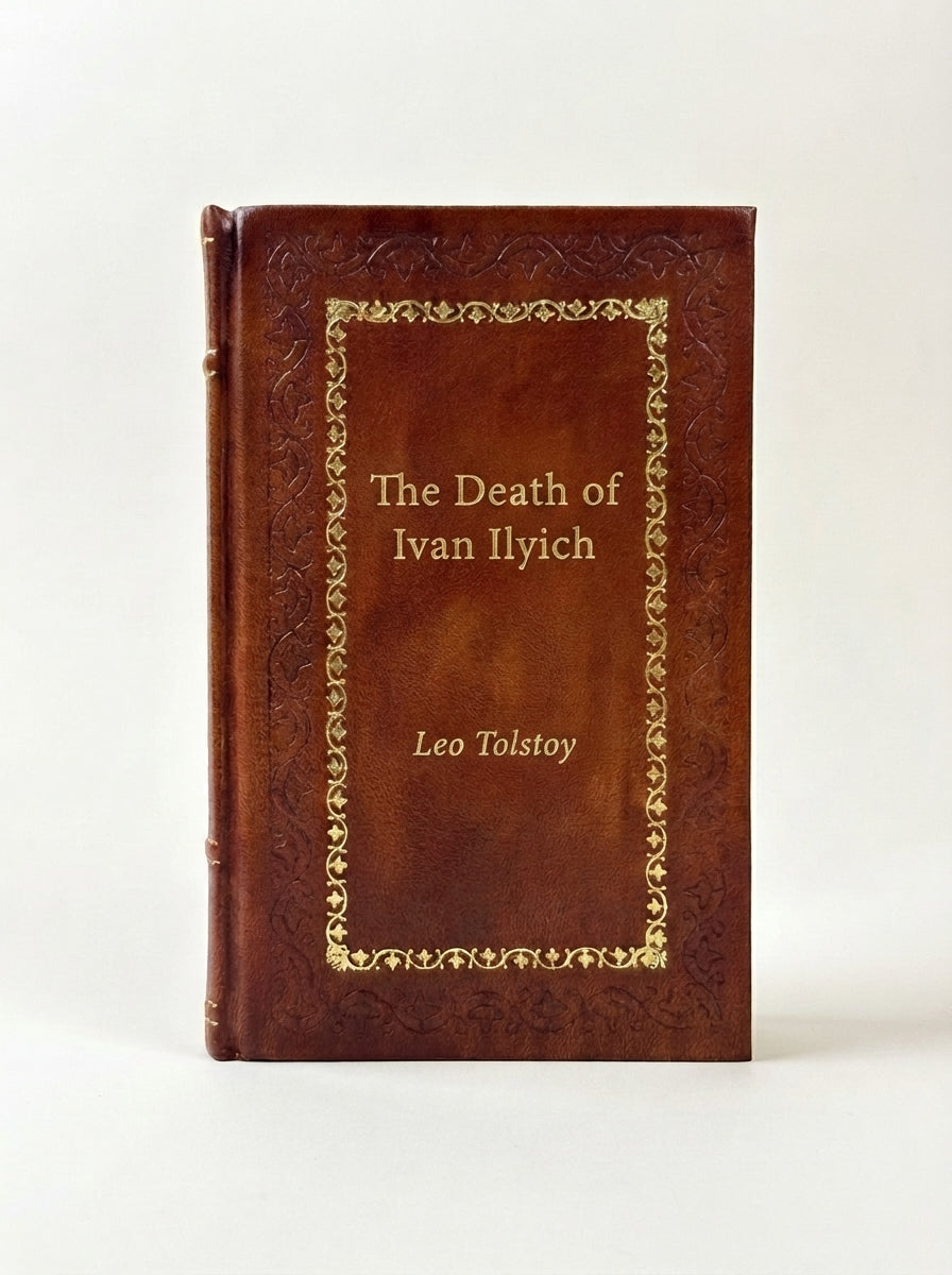 The Death of Ivan Ilyich by Leo Tolstoy handcrafted leather bound edition