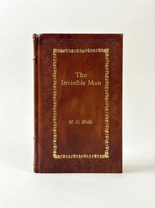 The Invisible Man by H. G. Wells handcrafted leather bound edition
