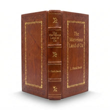 The Marvelous Land of Oz by L. Frank Baum handcrafted leather bound edition