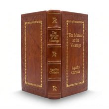 The Murder at the Vicarage by Agatha Christie handcrafted leather bound edition