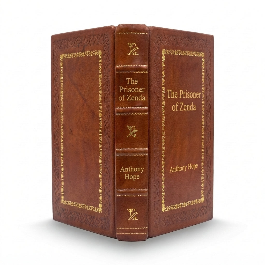 The Prisoner of Zenda by Anthony Hope handcrafted leather bound edition
