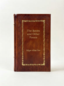 The Raven and Other Poems by Edgar Allan Poe handcrafted leather bound edition