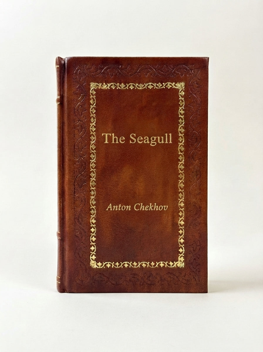 The Seagull by Anton Chekhov handcrafted leather bound edition