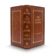The Secret Garden by Frances Hodgson Burnett handcrafted leather bound edition