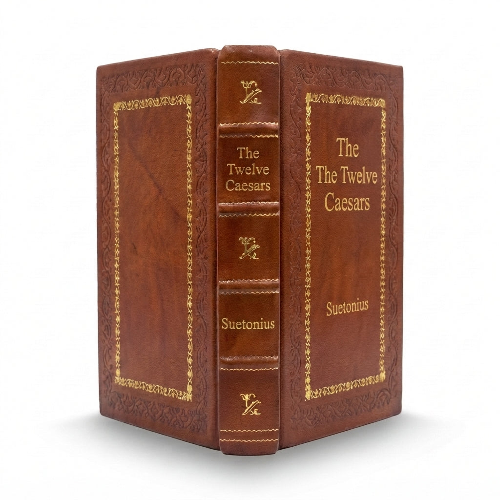 The Twelve Caesars by Suetonius handcrafted leather bound edition