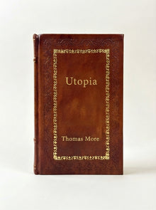 Utopia by Thomas More handcrafted leather bound edition