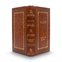Villette by Charlotte Brontë handcrafted leather bound edition