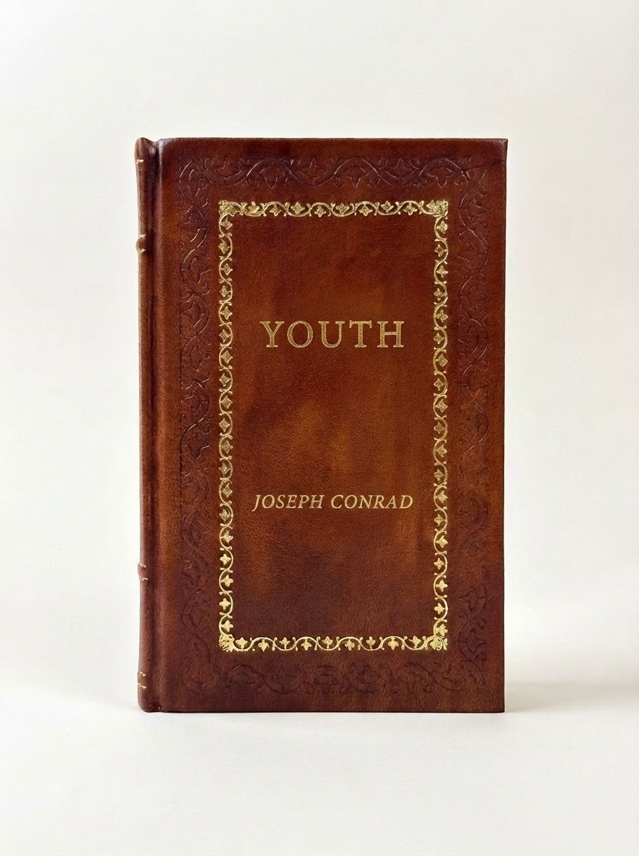 Youth by Joseph Conrad — handcrafted leather bound edition with gold embossing