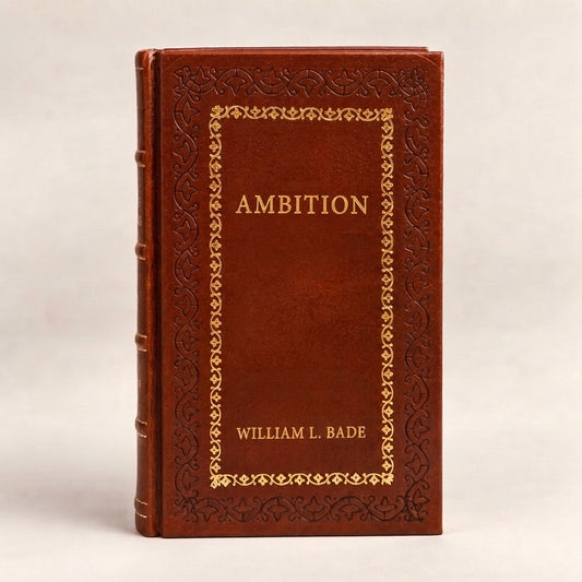 Ambition by William L. Bade leather-bound edition with gold-tone foil spine