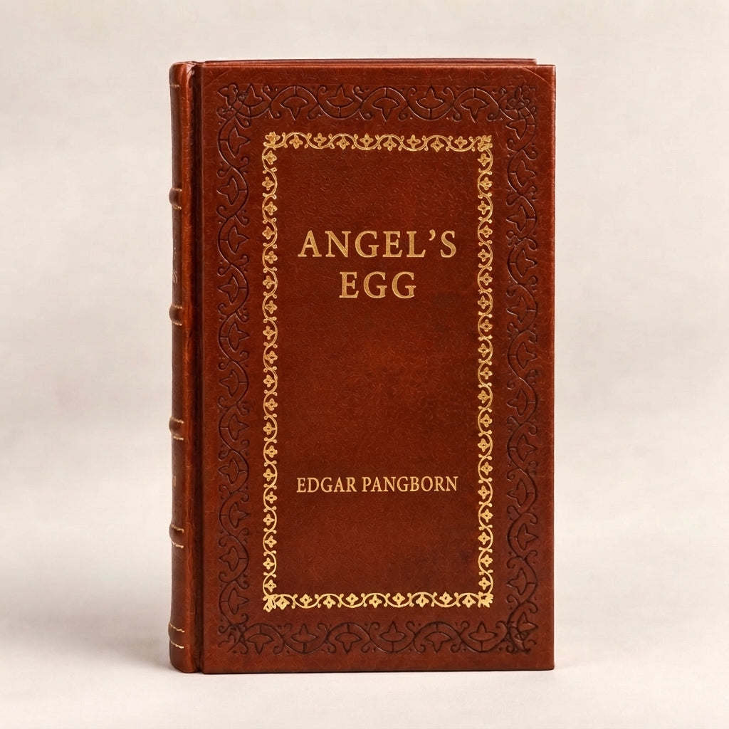 Angel's Egg by Edgar Pangborn leather-bound edition with gold-tone foil spine