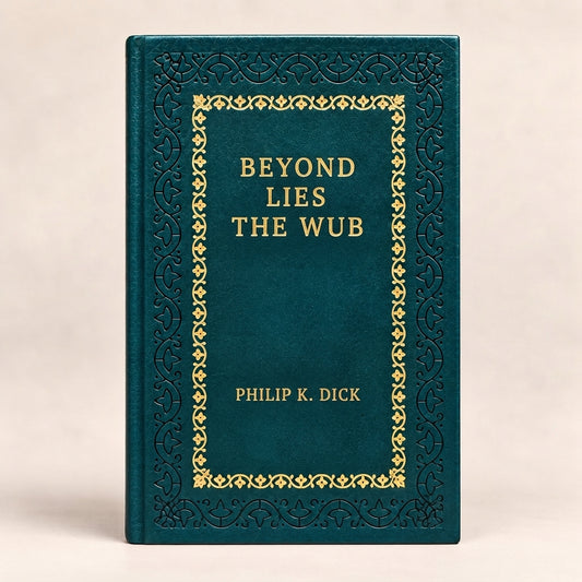 Beyond Lies the Wub by Philip K. Dick leather-bound edition with gold-tone foil spine