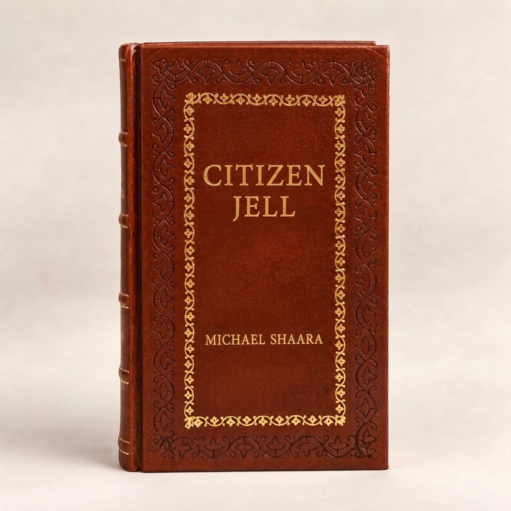 Citizen Jell by Michael Shaara leather-bound edition with gold-tone foil spine