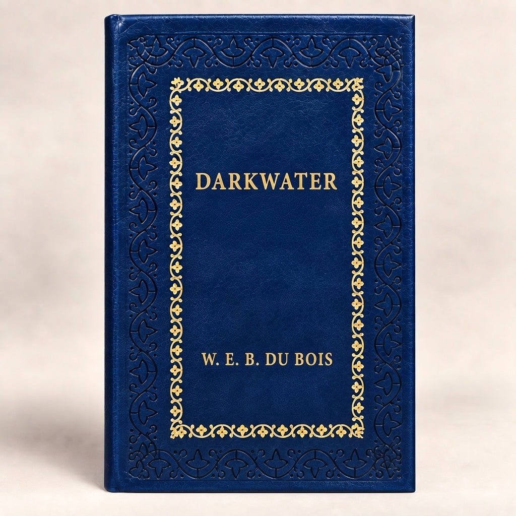 Darkwater by W. E. B. Du Bois leather-bound edition with gold-tone foil spine