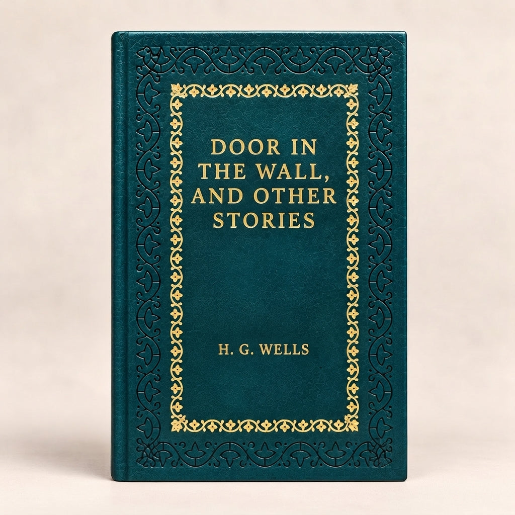 Door in the Wall, and Other Stories by H. G. Wells leather-bound edition with gold-tone foil spine