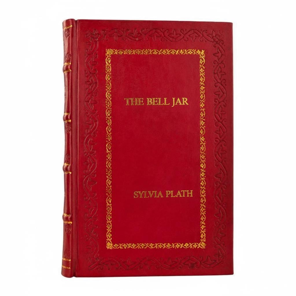 The Bell Jar By Sylvia Plath, Leather Bound