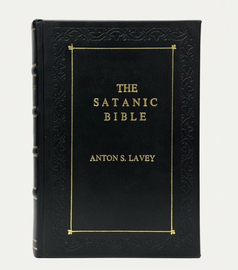 The Satanic Bible By La Vey, Anton [Full Leather Bound]