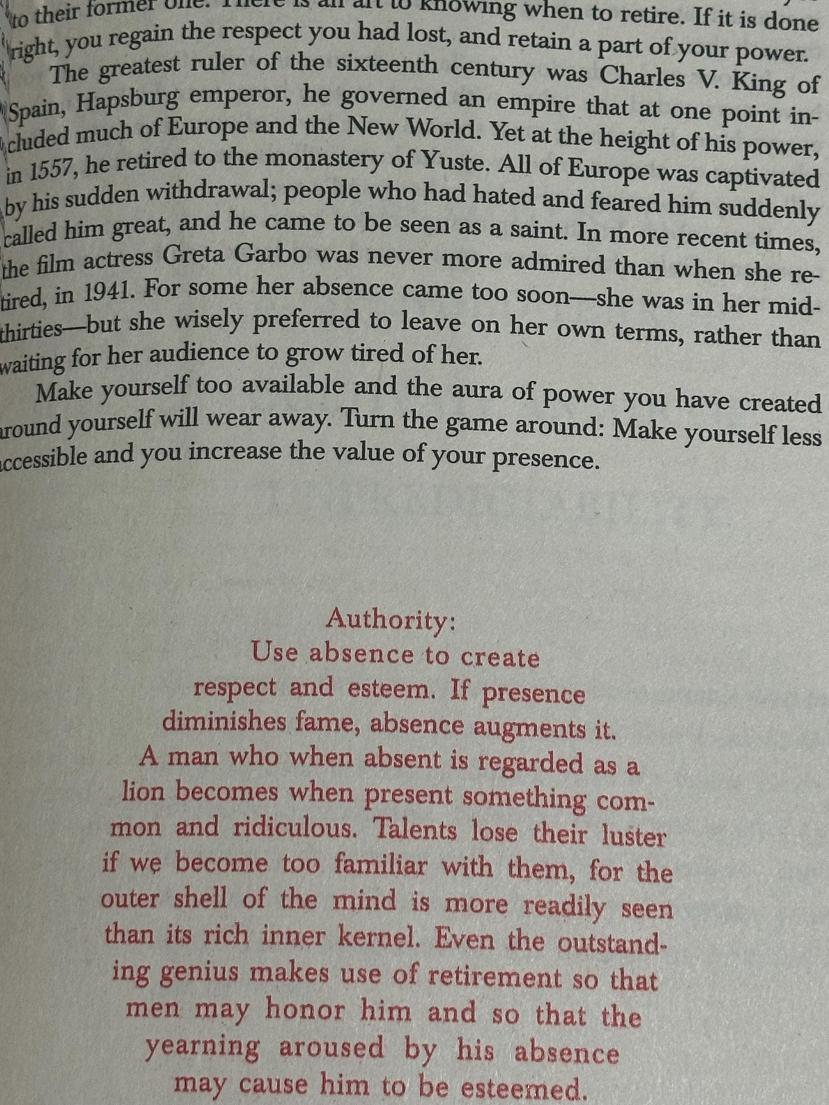 The 48 Laws of Power Robert Greene Re-Bound [Leather Edition]