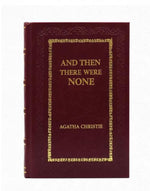 And Then There Were None  Agatha Christie Leather Bound  with Gold Edges