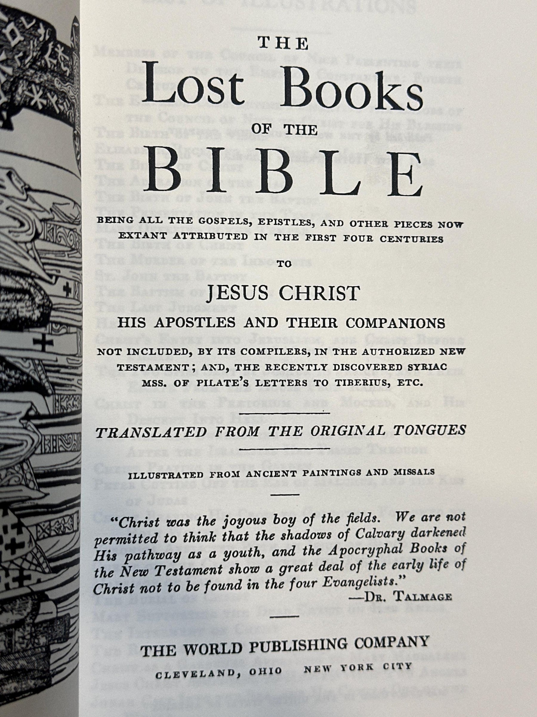 The Lost Books of the Bible [Leather Bound]