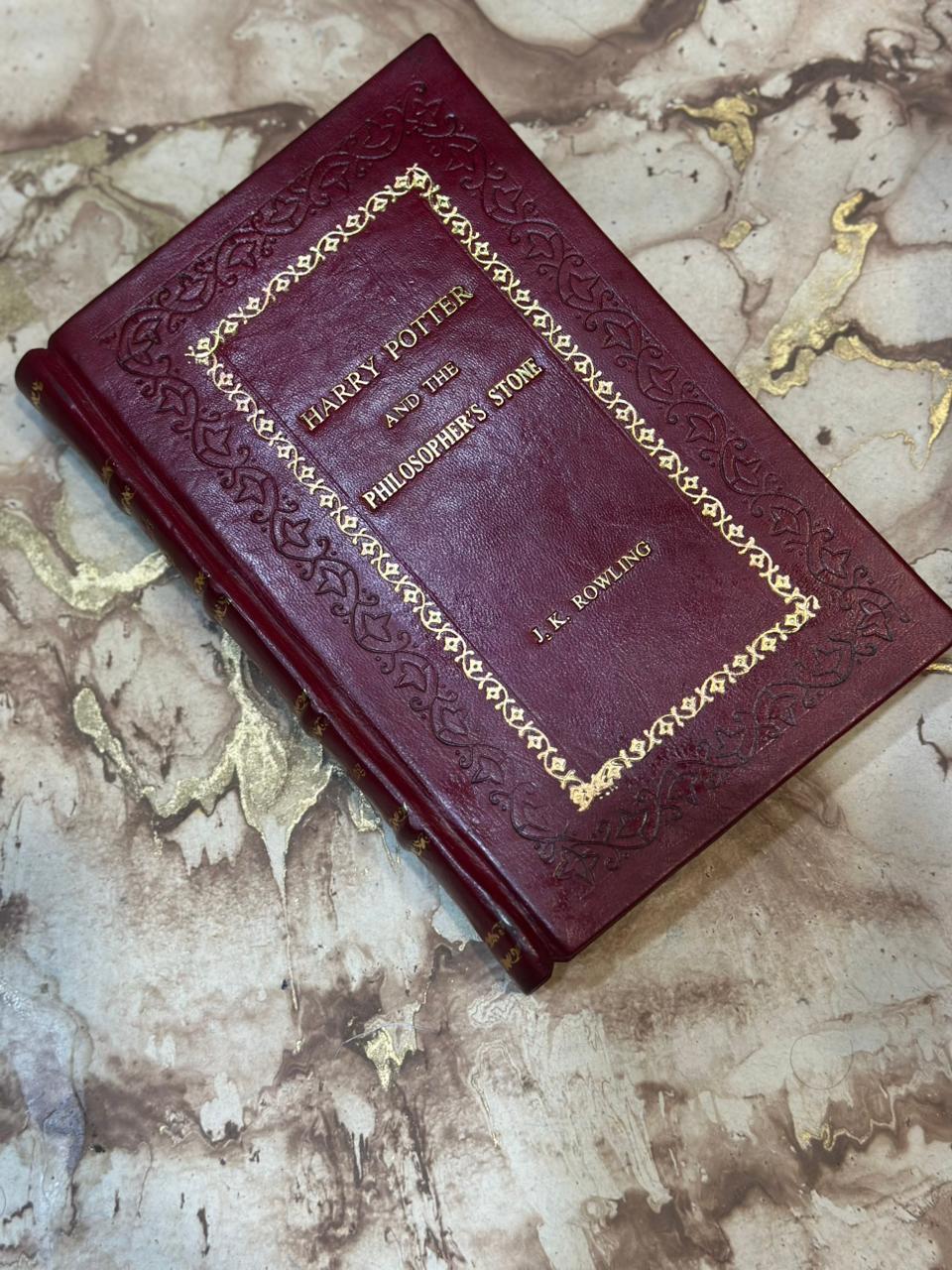Harry Potter and the Philosopher's Stone  J.K Rowling  Leather Edition