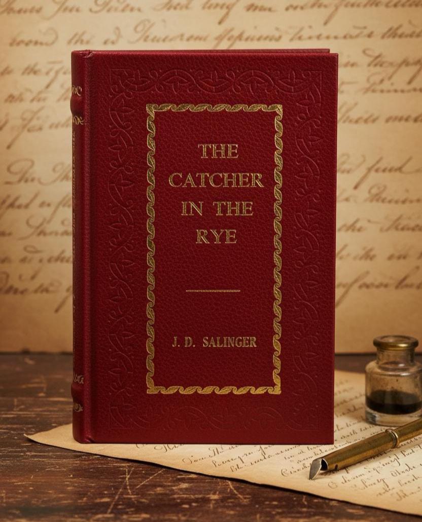 The Catcher in the Rye by J.D. Salinger Leather-Bound