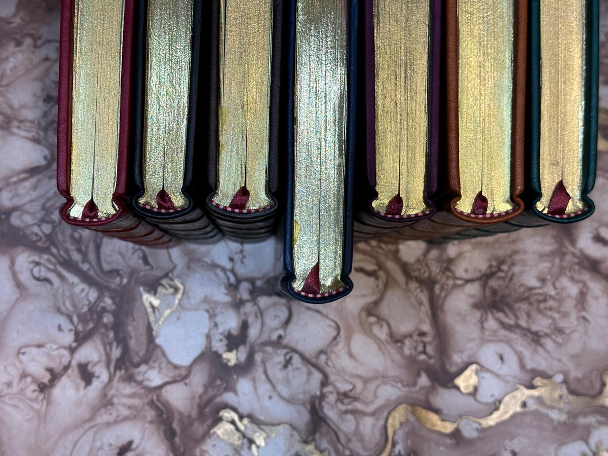 Chronicles of Narnia 7 Book C.S LEWIS Bookset Leather bound