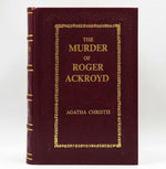 Leather-Bound 'The Murder of Roger Ackroyd Agatha Christie ' with Gold Edges