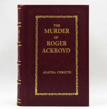 Leather-Bound 'The Murder of Roger Ackroyd Agatha Christie ' with Gold Edges