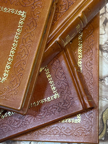 Lord of the Rings and The Hobbit JRR Tolkien Series Leather Bound Edition