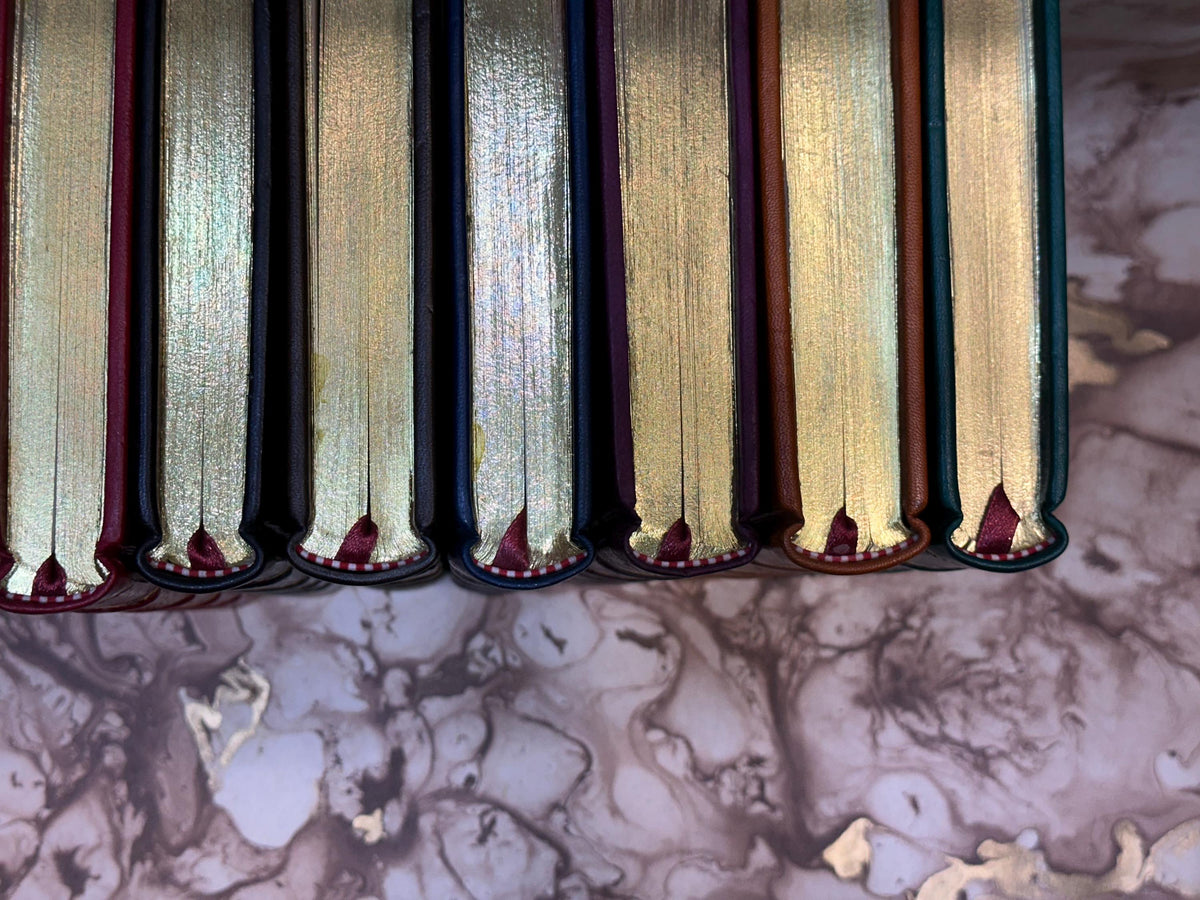 Chronicles of Narnia 7 Book C.S LEWIS Bookset Leather bound