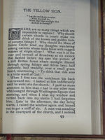 The King in Yellow 1895, Robert W. Chambers [Leather Bound]
