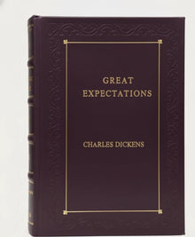 Great Expectations by Dickens, Purple Leather Bound, Gold Edges