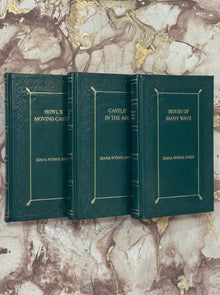 Howl’s Moving Castle Leather-Bound Trilogy | Diana Wynne Jones | Handmade Collector Edition
