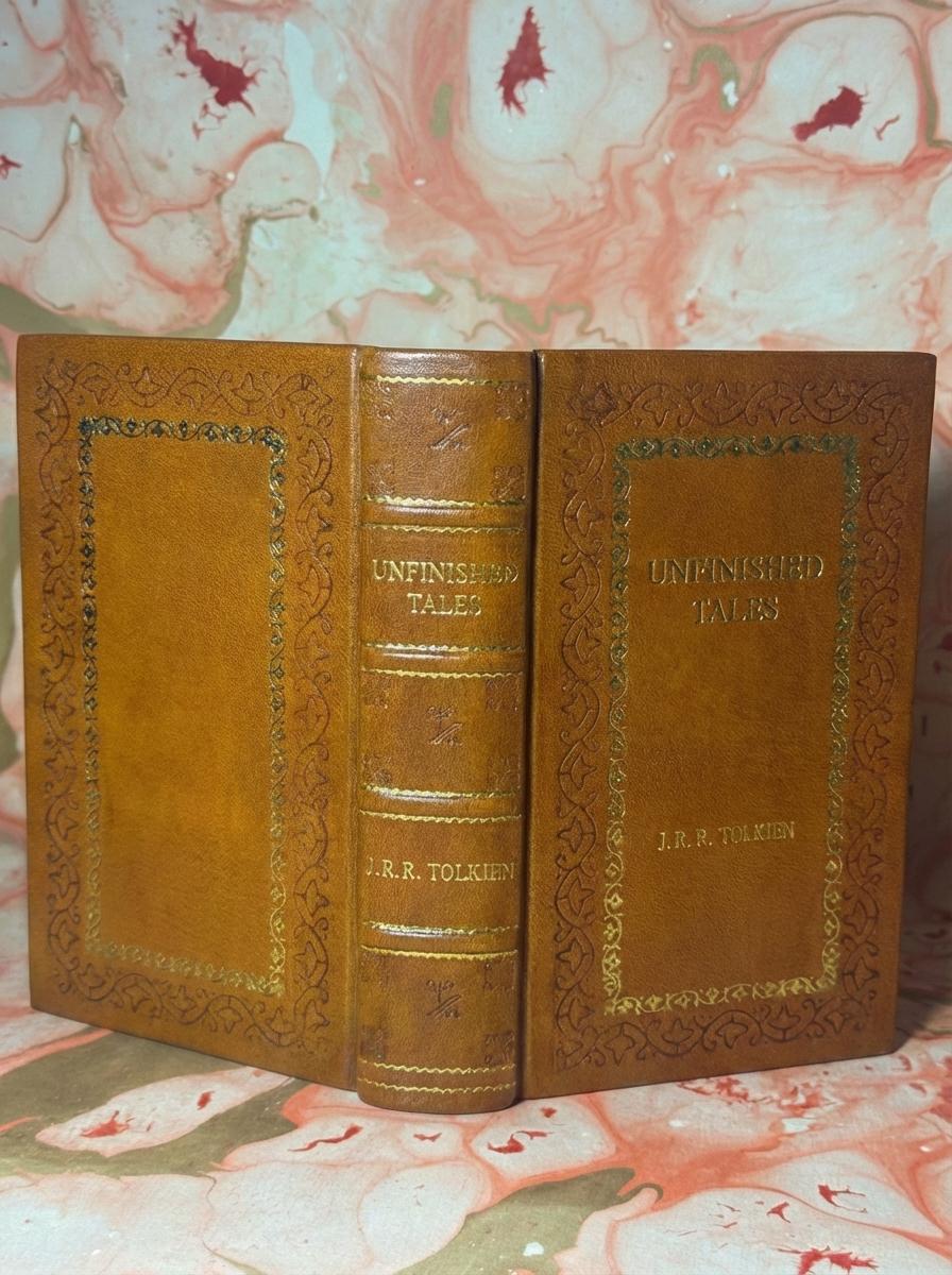 Unfinished Tales by J.R.R. Tolkien, Leather Bound Edition