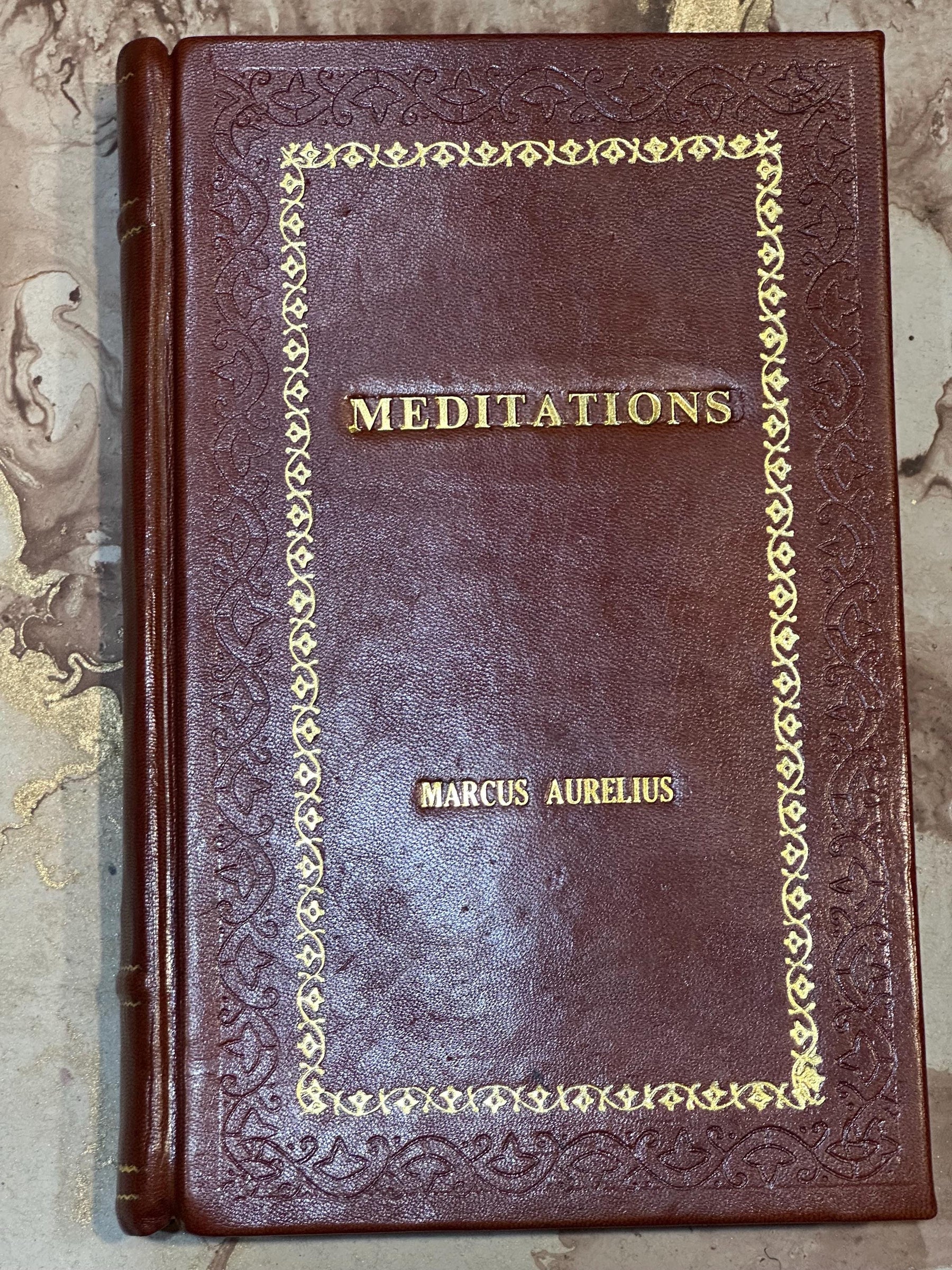 Meditations by Marcus Aurelius, Leather Bound Edition