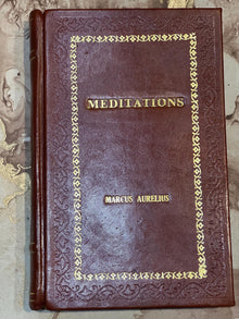Meditations by Marcus Aurelius, Leather Bound Edition