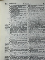 1560 Geneva Bible | Full Leather Bound Premium Edition