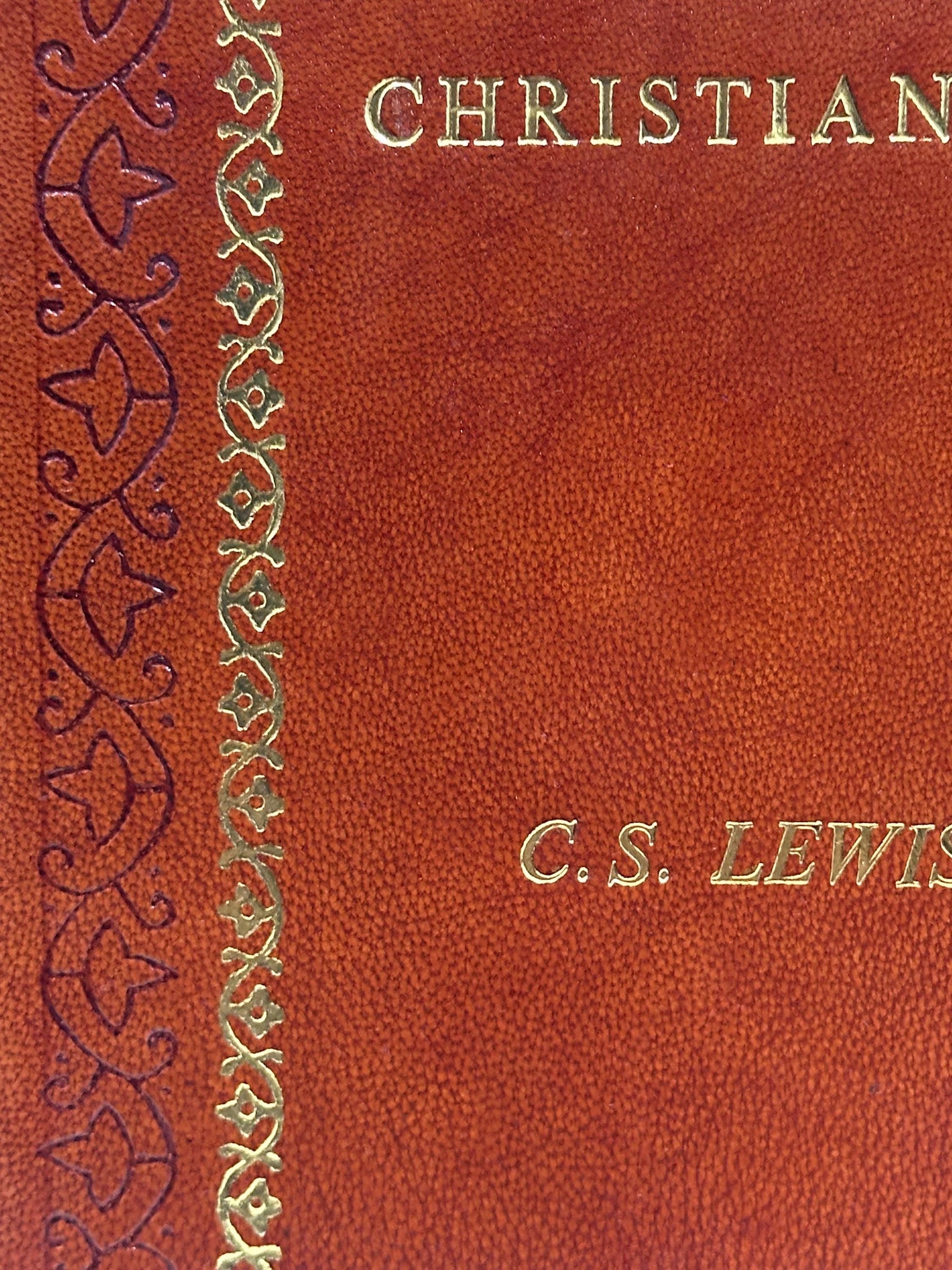 Mere Christianity by C. S. Lewis Leather-Bound Edition
