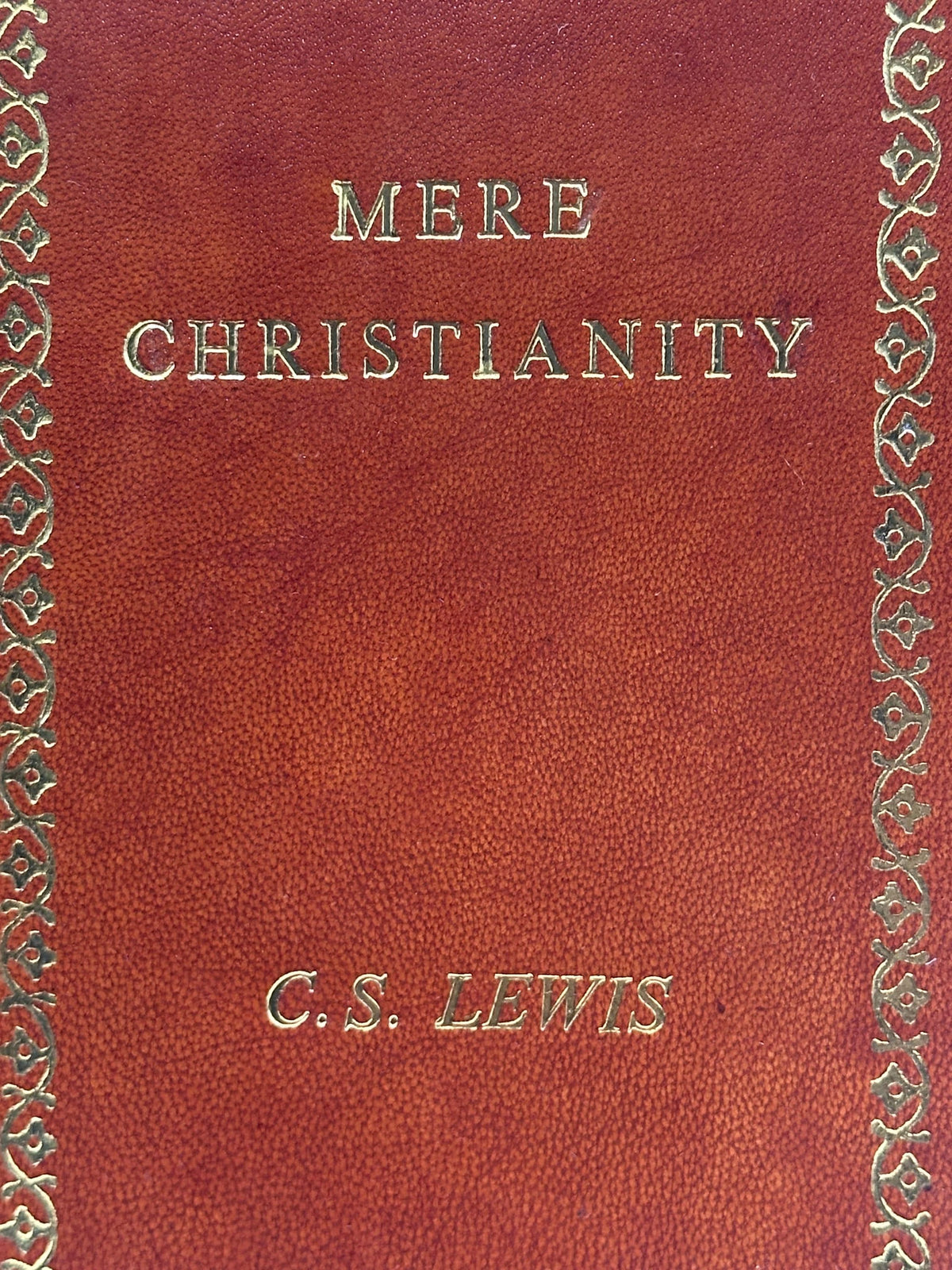 Mere Christianity by C. S. Lewis Leather-Bound Edition