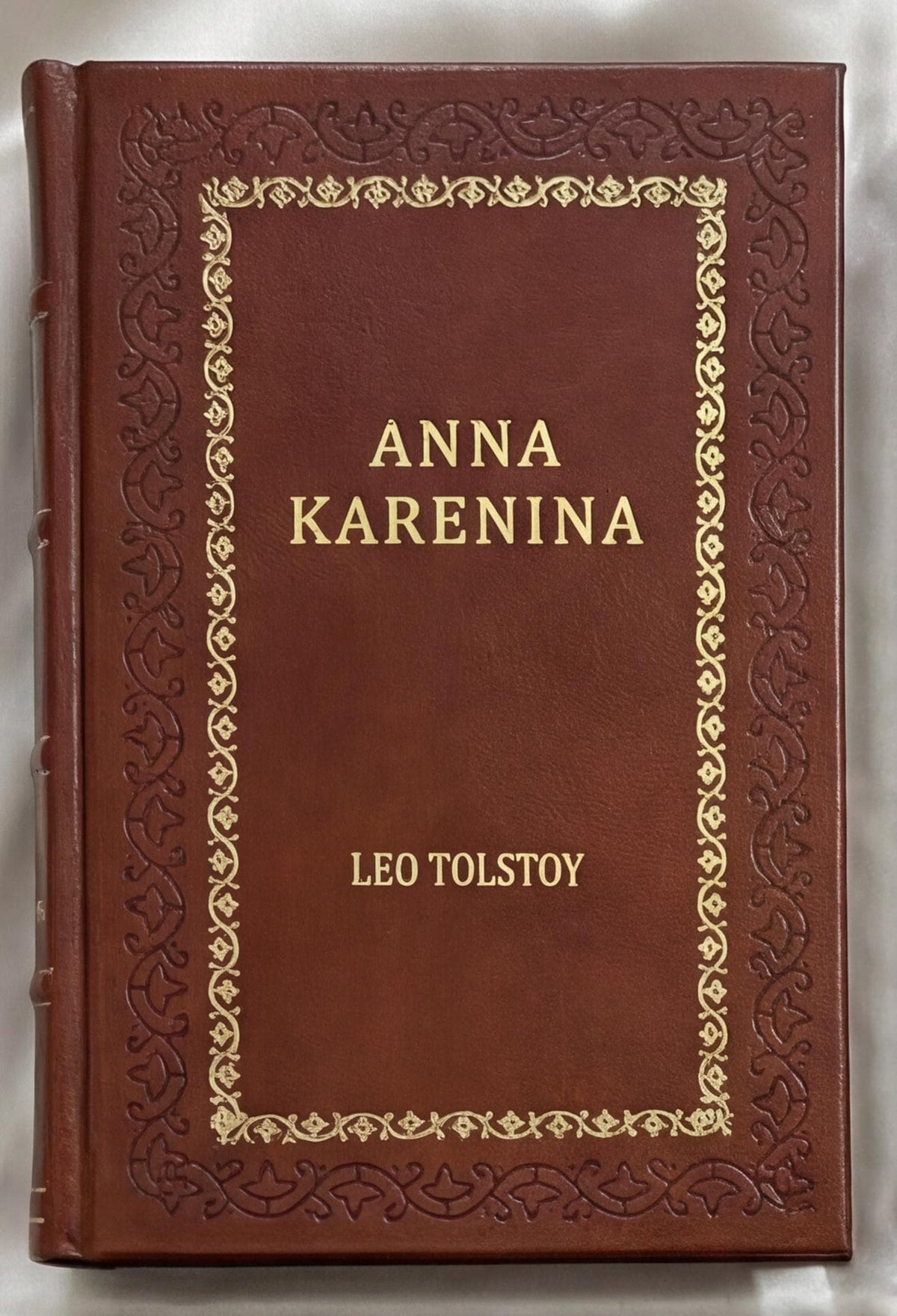 Anna Karenina Leather Bound Classic by Leo Tolstoy  Handmade