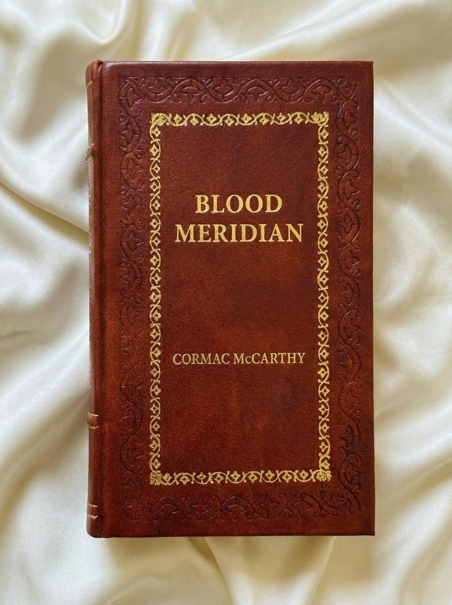 Blood Meridian Cormac McCarthy Leather Bound Book