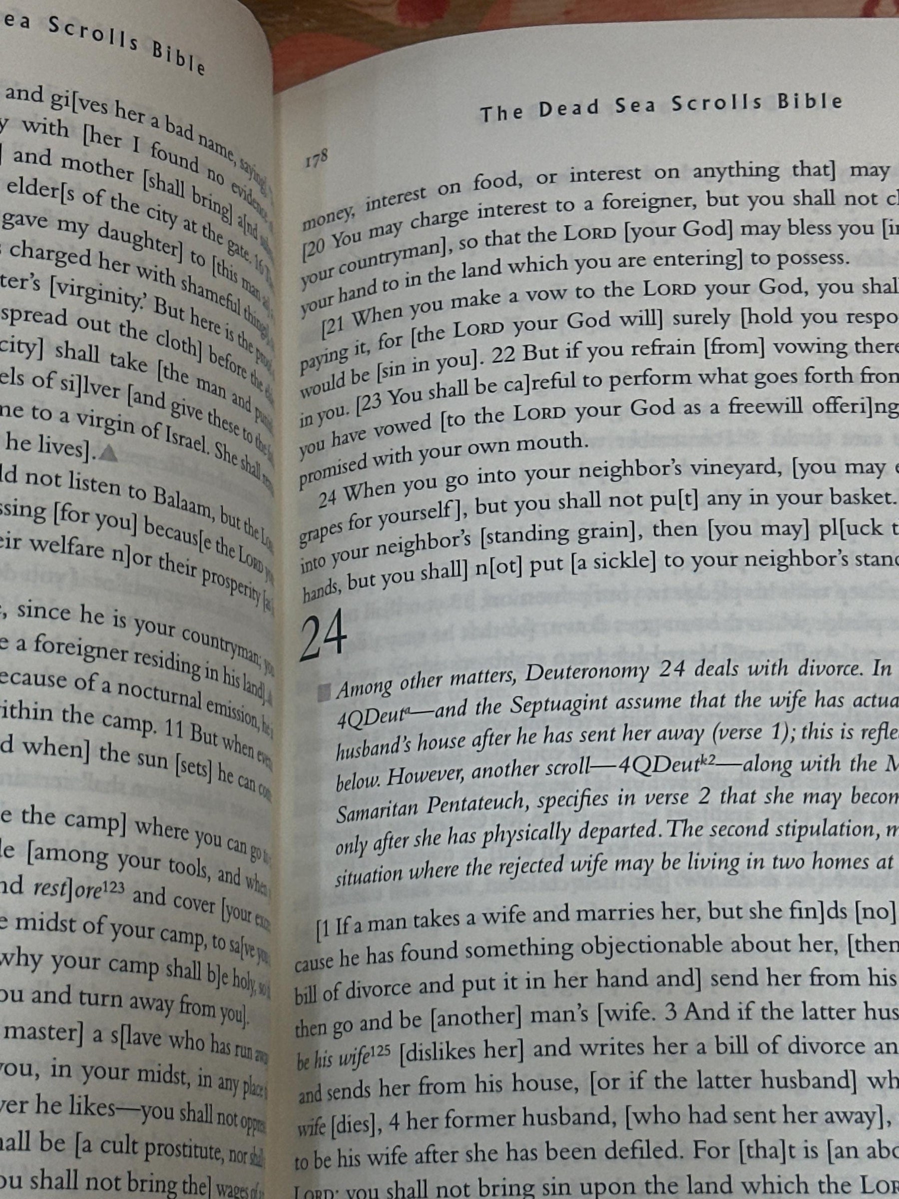 The Dead Sea Scrolls Bible The Oldest Known Bible , Leather Bound  with Gold Edges