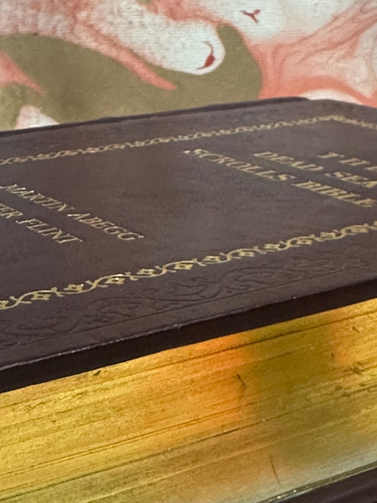 The Dead Sea Scrolls Bible The Oldest Known Bible , Leather Bound  with Gold Edges