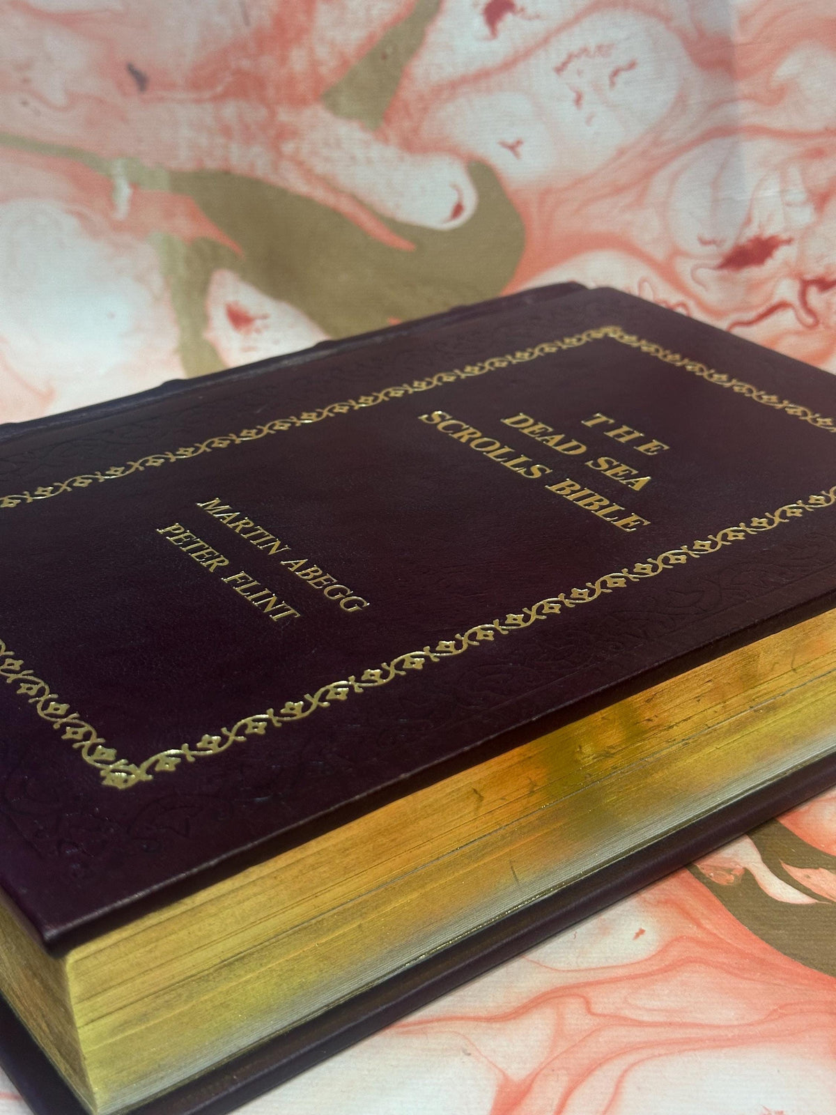 The Dead Sea Scrolls Bible The Oldest Known Bible , Leather Bound  with Gold Edges