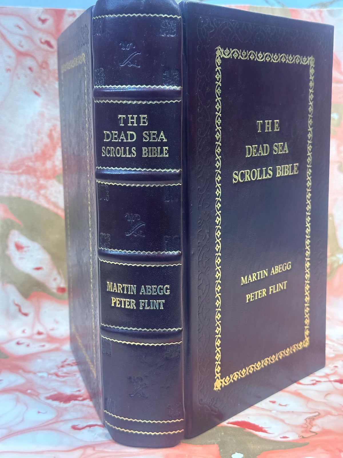 The Dead Sea Scrolls Bible The Oldest Known Bible , Leather Bound  with Gold Edges