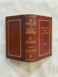The Iliad & THE Odyssey By Homer Leather-Bound Edition