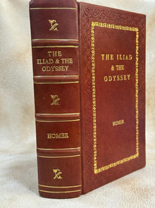 The Iliad & THE Odyssey By Homer Leather-Bound Edition