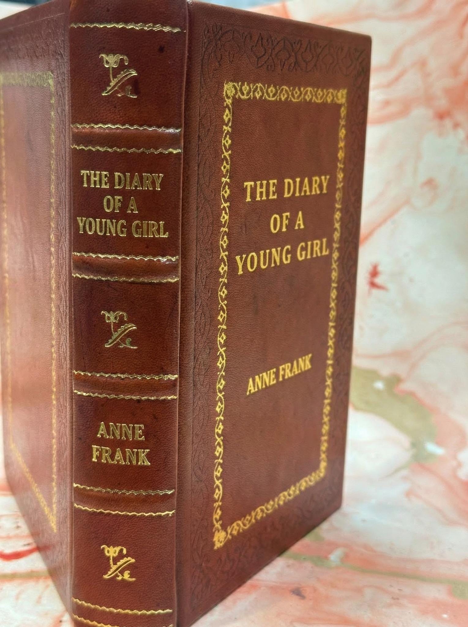 The Diary of a Young Girl, Leather Bound – Anne Frank
