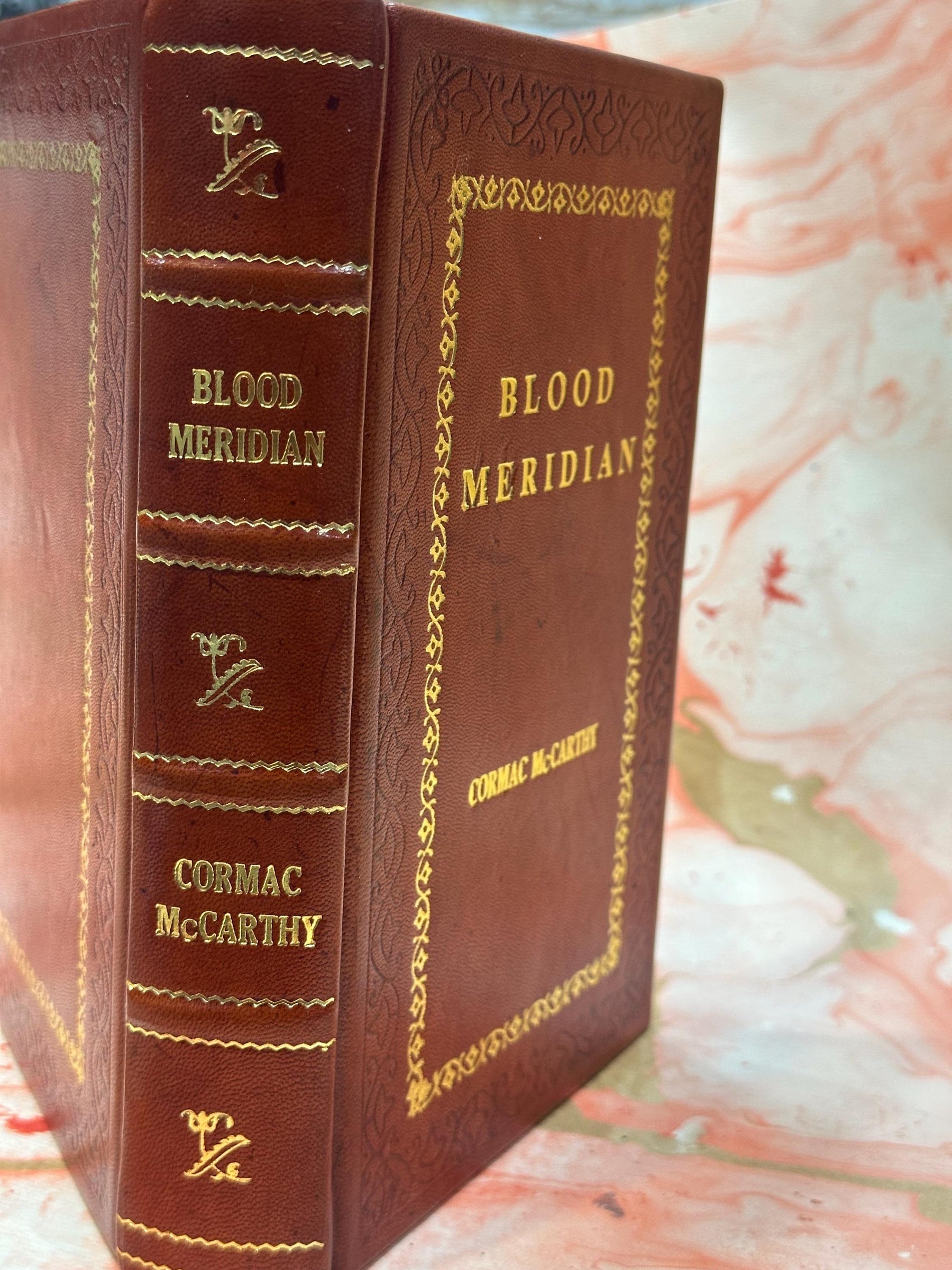 Blood Meridian Cormac McCarthy Leather Bound Book
